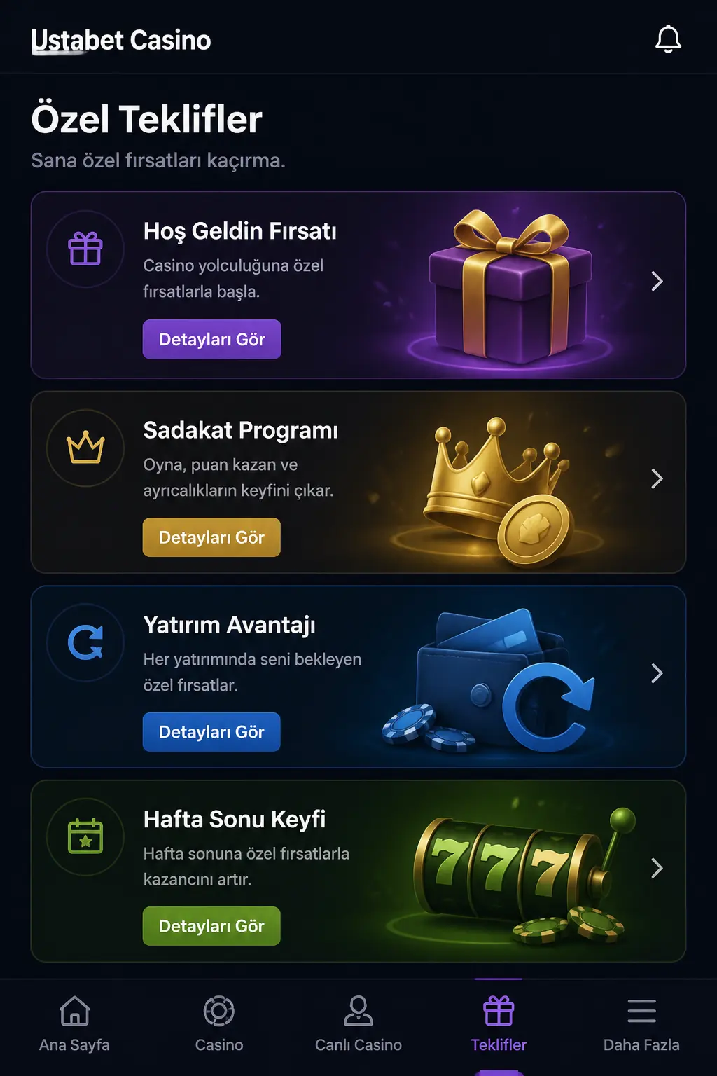Ustabet Casino screen 2