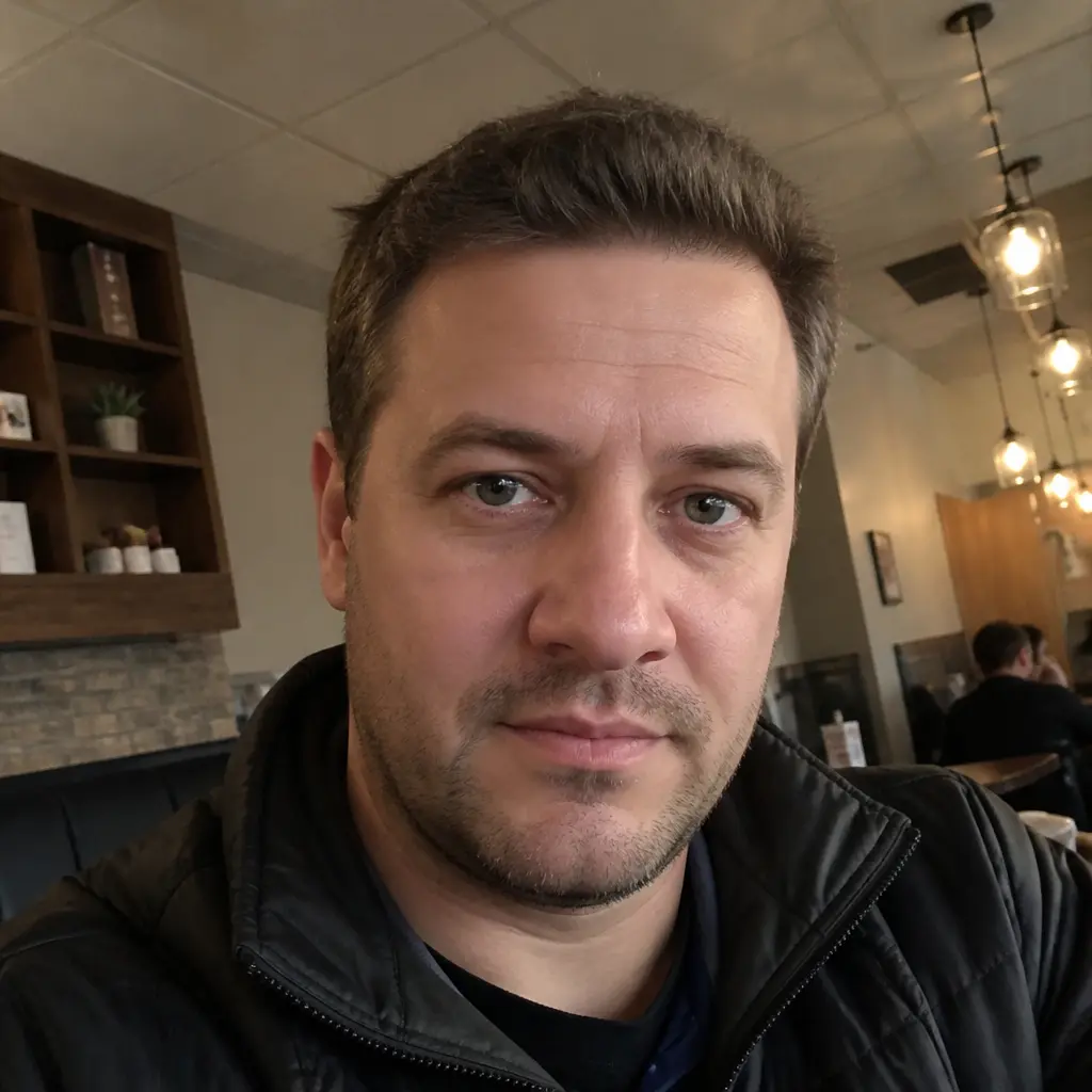 AI-generated fictional portrait